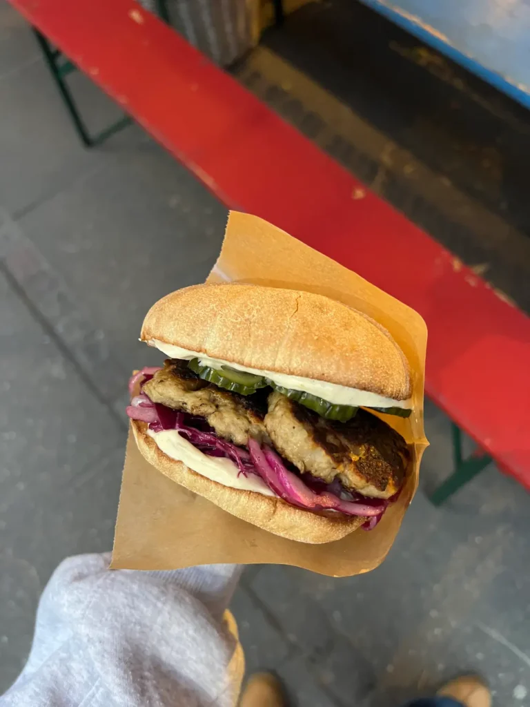 Januar special. Frikadellesandwich